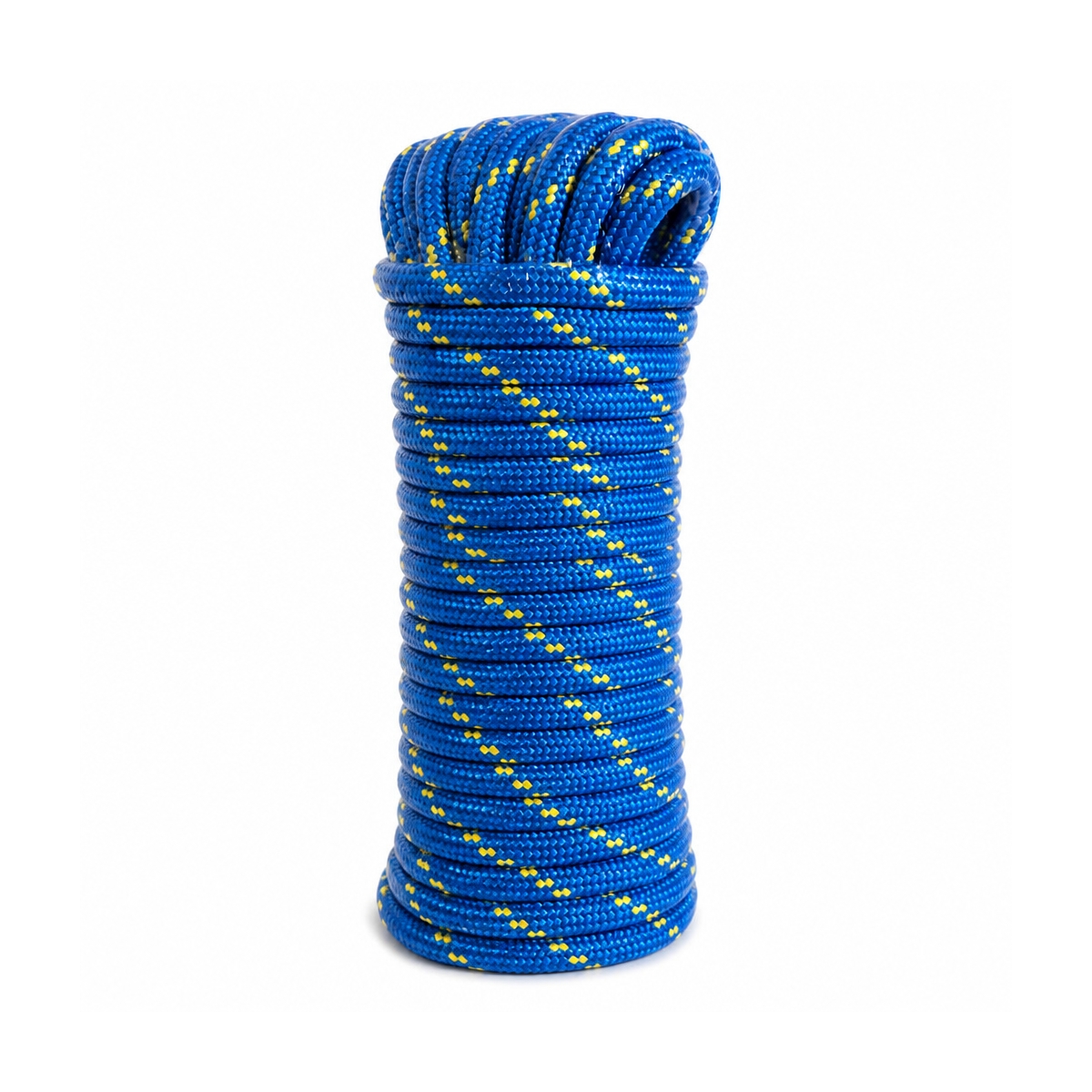 Mecate De Poliéster De Rollo 5/16 Pulgadas 1 Azul Trenzo