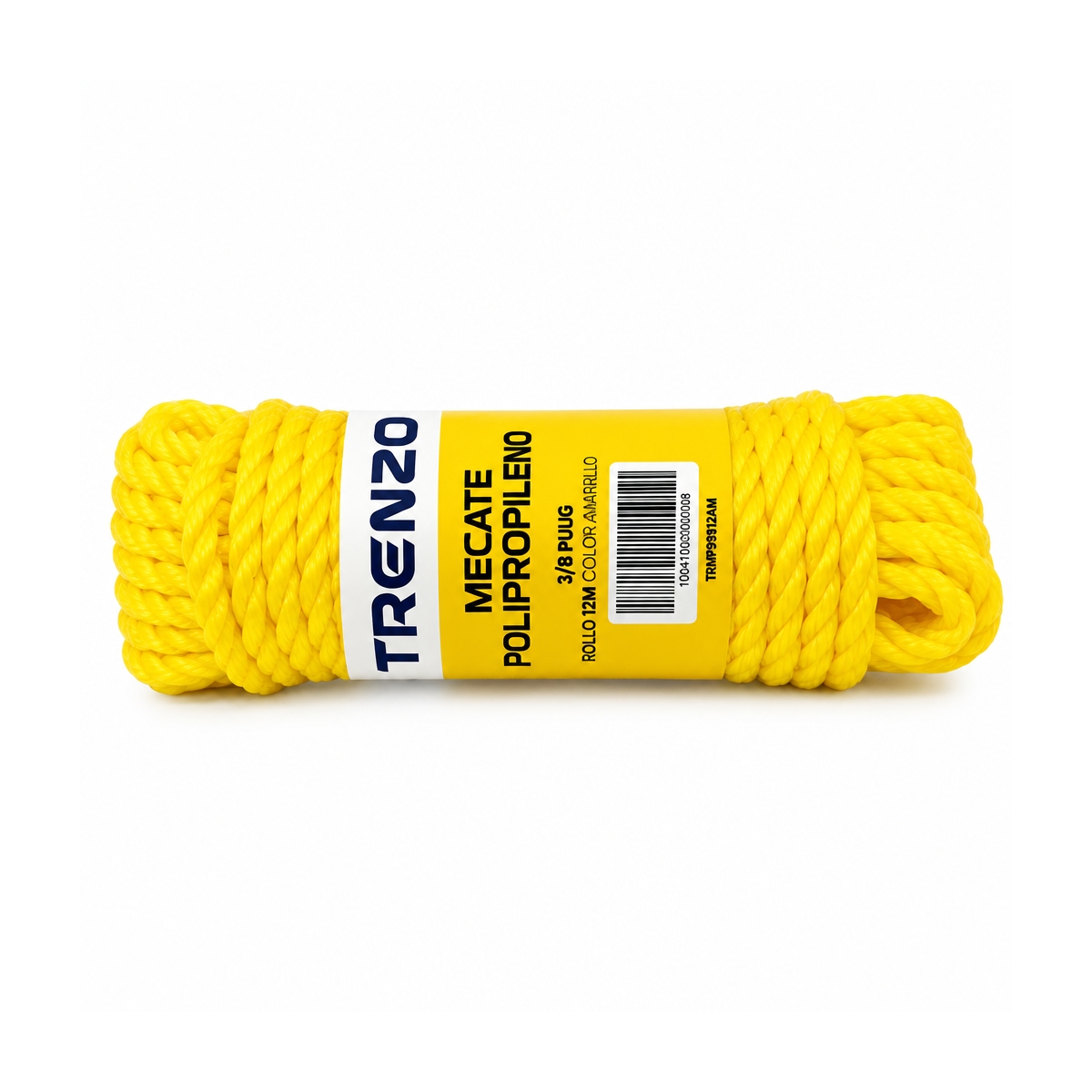 Mecate De Polipropileno 3/8 Pulgadas Amarillo Trenzo - Miniatura 2