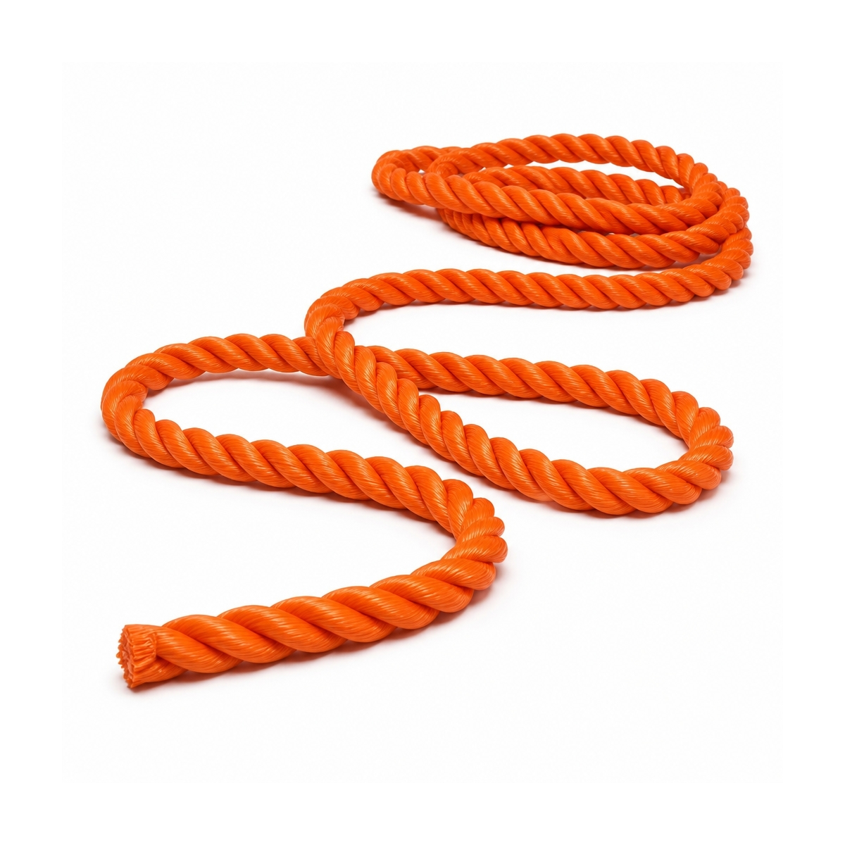 Mecate De Polipropileno 1/2 Pulgadas Naranja Trenzo - Miniatura 2