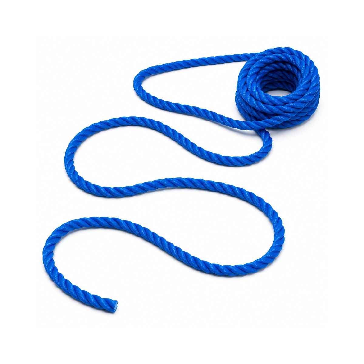 Mecate De Polipropileno De 1/2 Pulgadas Azul Trenzo - Miniatura 2
