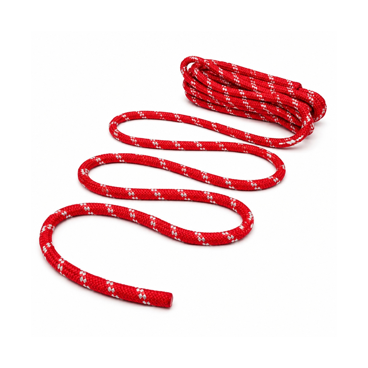 Mecate De Poliéster De 1/2 Pulgadas Rojo Trenzo - Miniatura 2