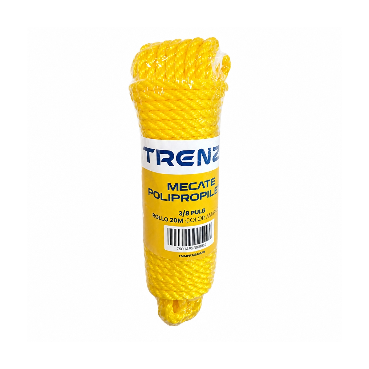 Mecate de Polipropileno 3/8 Pulgadas Amarillo Trenzo - Miniatura 2