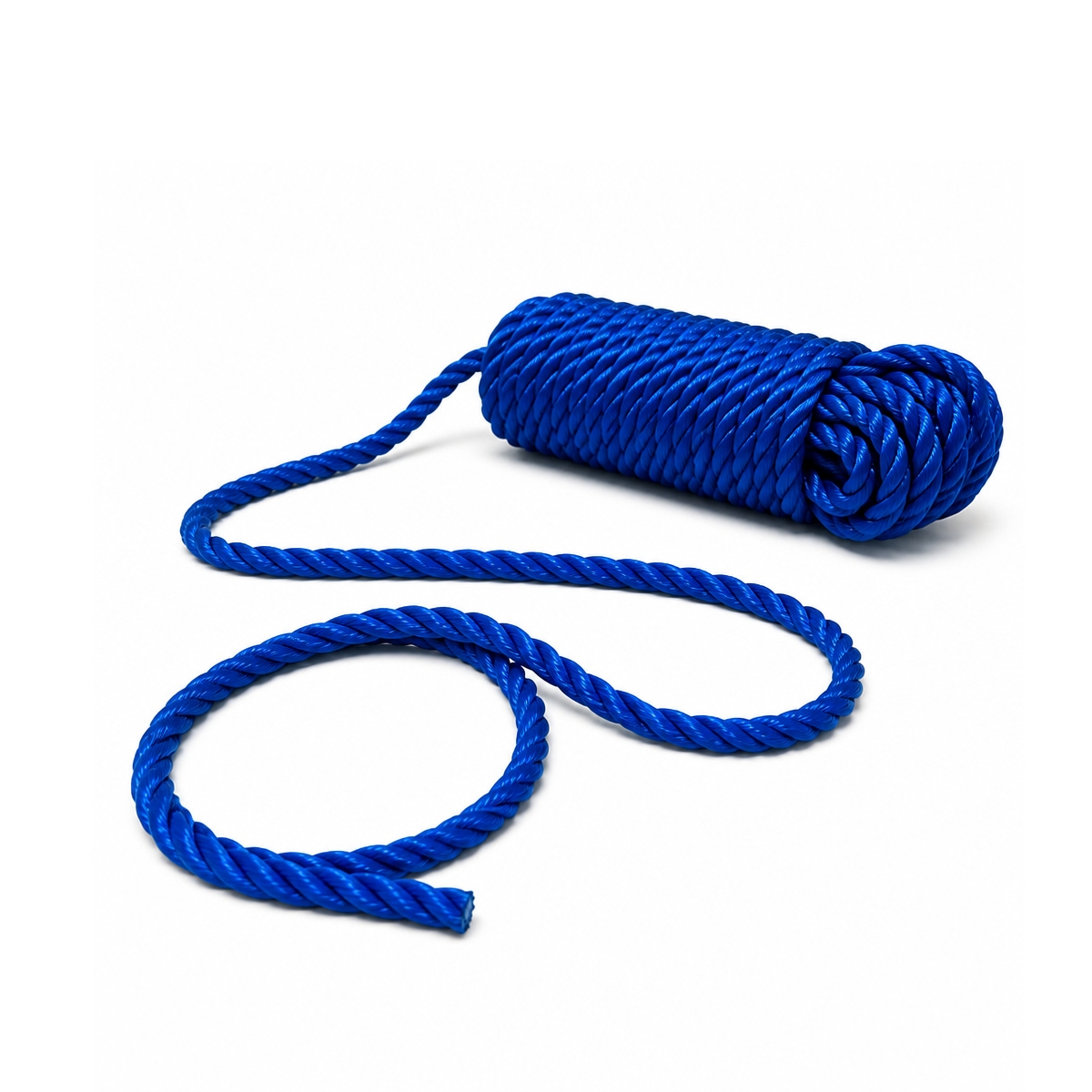 Mecate De Polipropileno De 3/8 Pulgadas Azul Trenzo - Miniatura 3