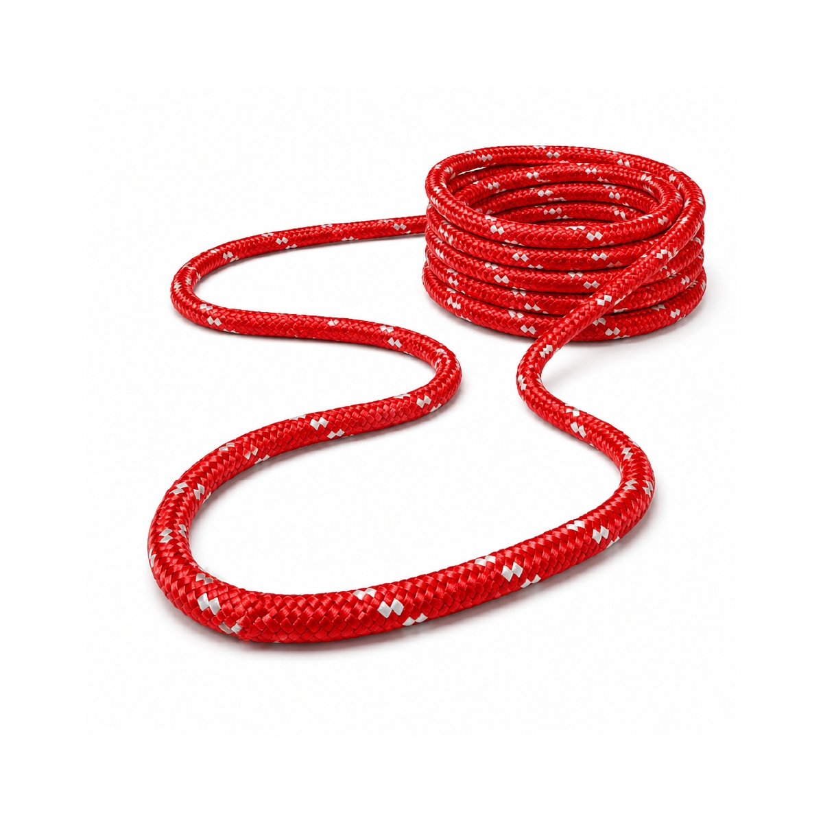 Mecate de Poliéster 3/8 Pulgadas Rojo Trenzo - Miniatura 2