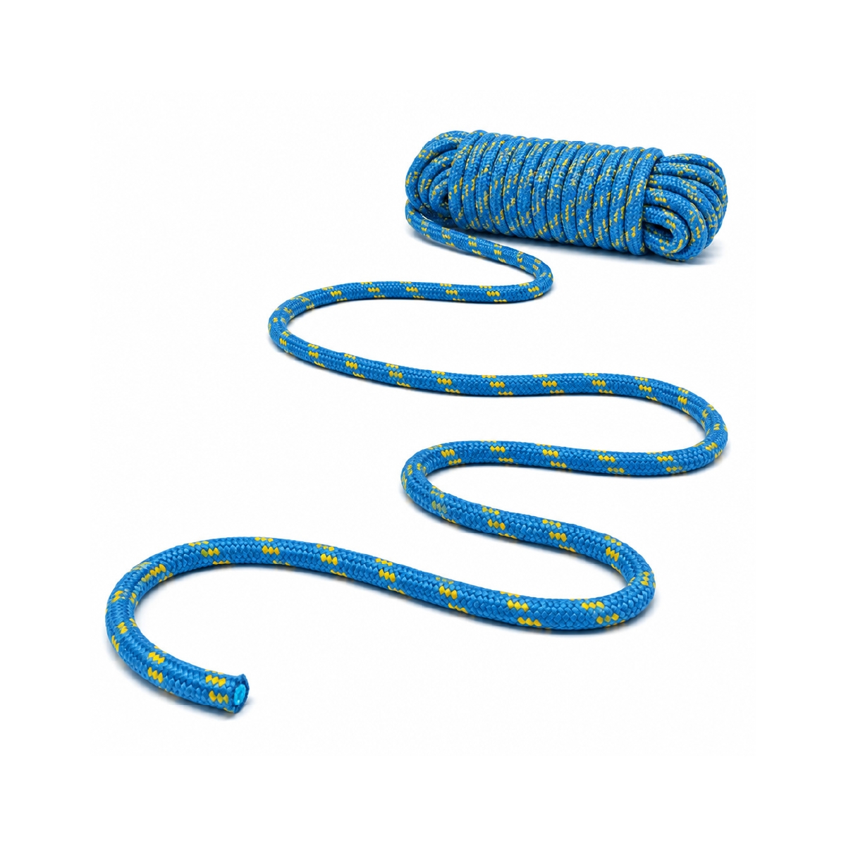 Mecate De Poliéster De 3/8 Pulgadas Azul Trenzo - Miniatura 2
