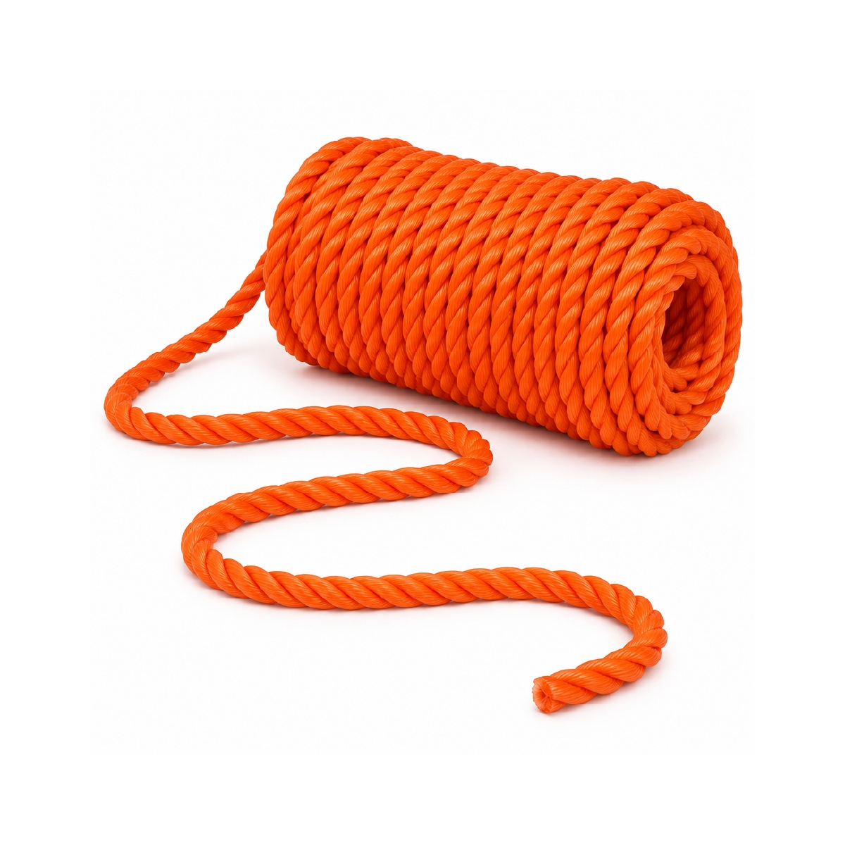 Mecate de Polipropileno de 1/2 Pulgadas Naranja Trenzo - Miniatura 2
