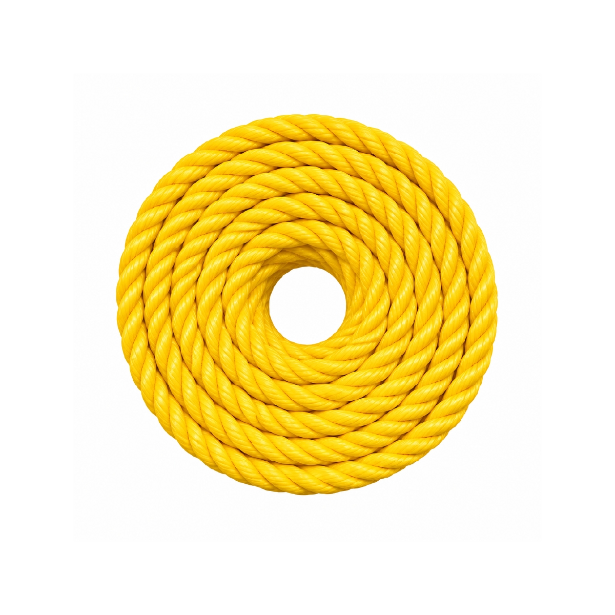 Mecate De Polipropileno De 1/2 Pulgadas Amarillo Trenzo - Miniatura 2