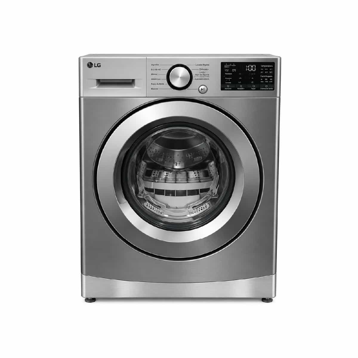 Secadora De Carga Frontal 20 Kg Color Gris LG
