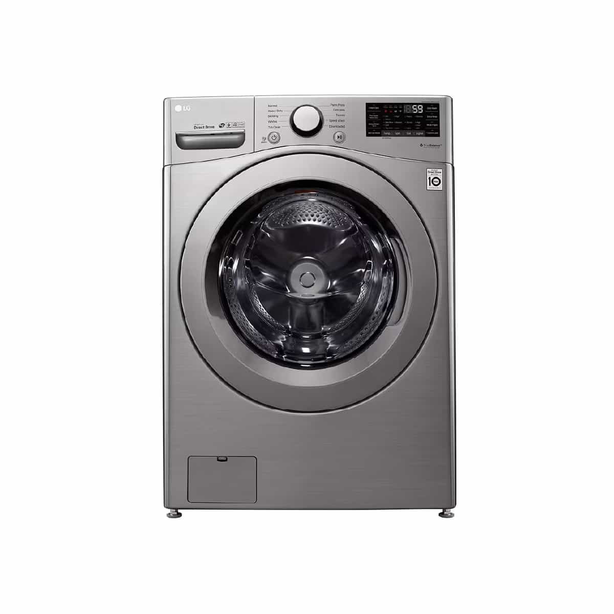 Lavadora Carga Frontal De 20 Kg Color Plata LG