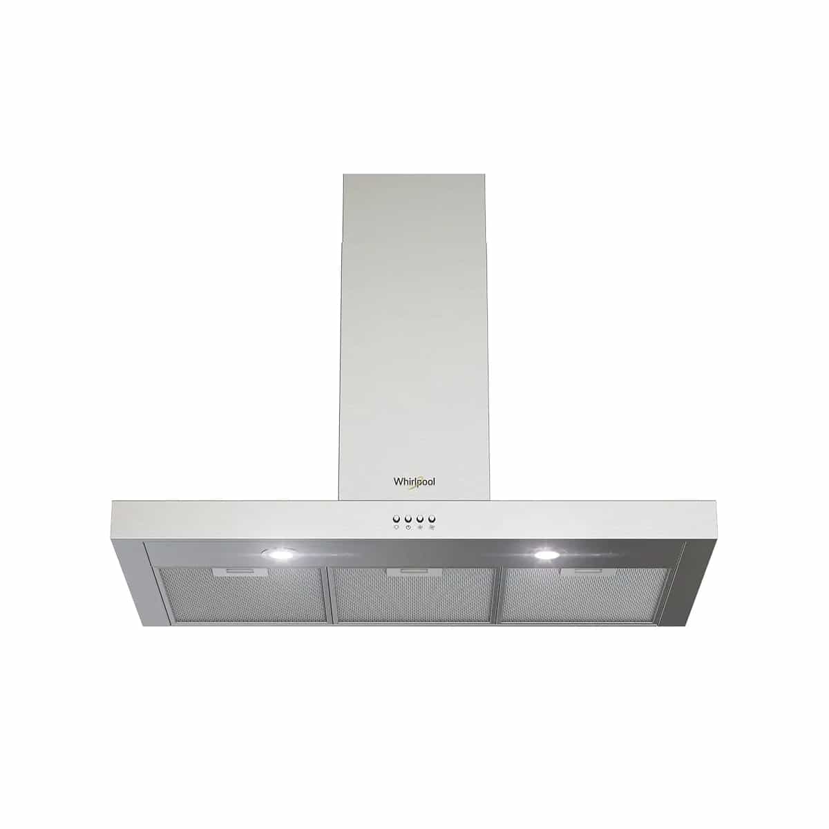 Campana 100 CM Acero Inoxidable Color Gris Whirlpool