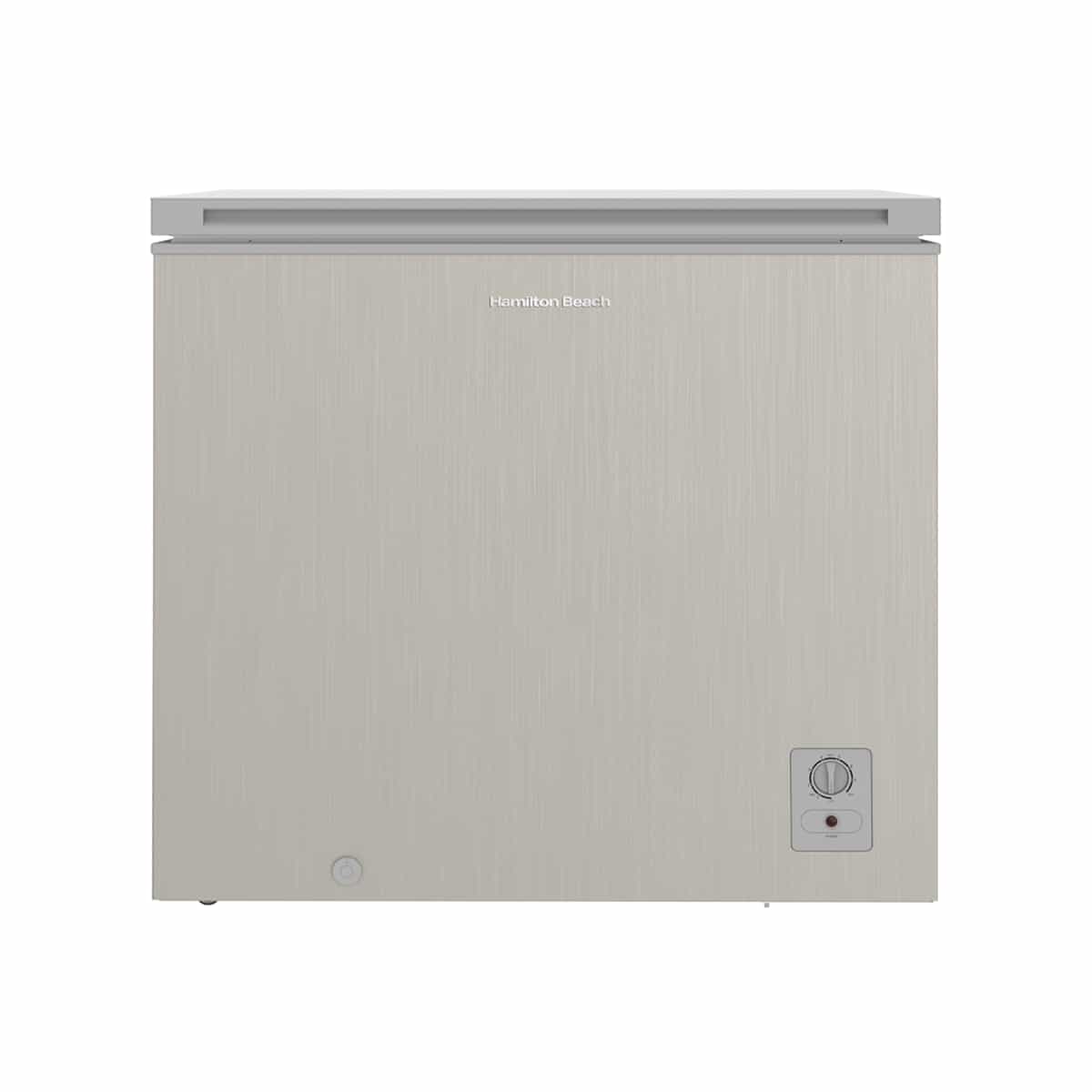 Congelador Horizontal Vidrio Color Plata Hamilton Beach