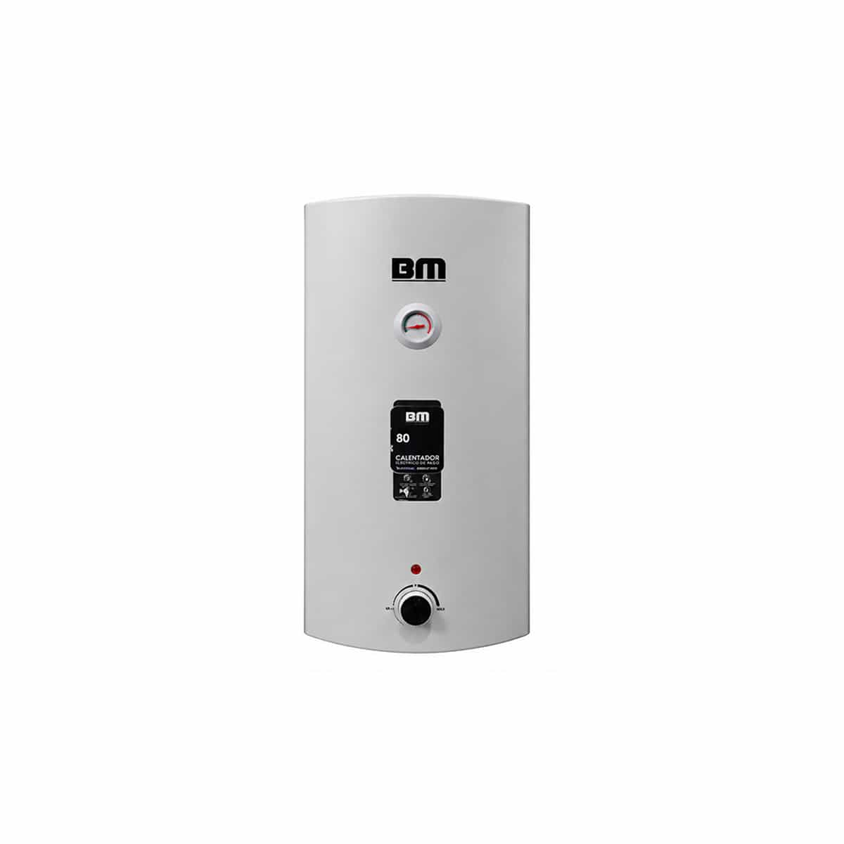Calentador De Agua Electrico 80 Litros Color Blanco BM