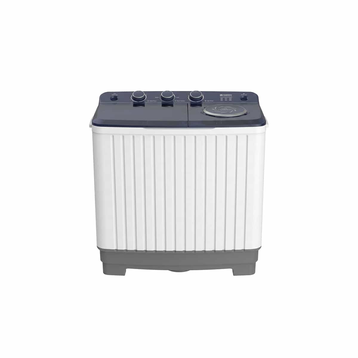 Lavadora Semiautomática Doble Tina 07 Kg Color Gris Daewoo