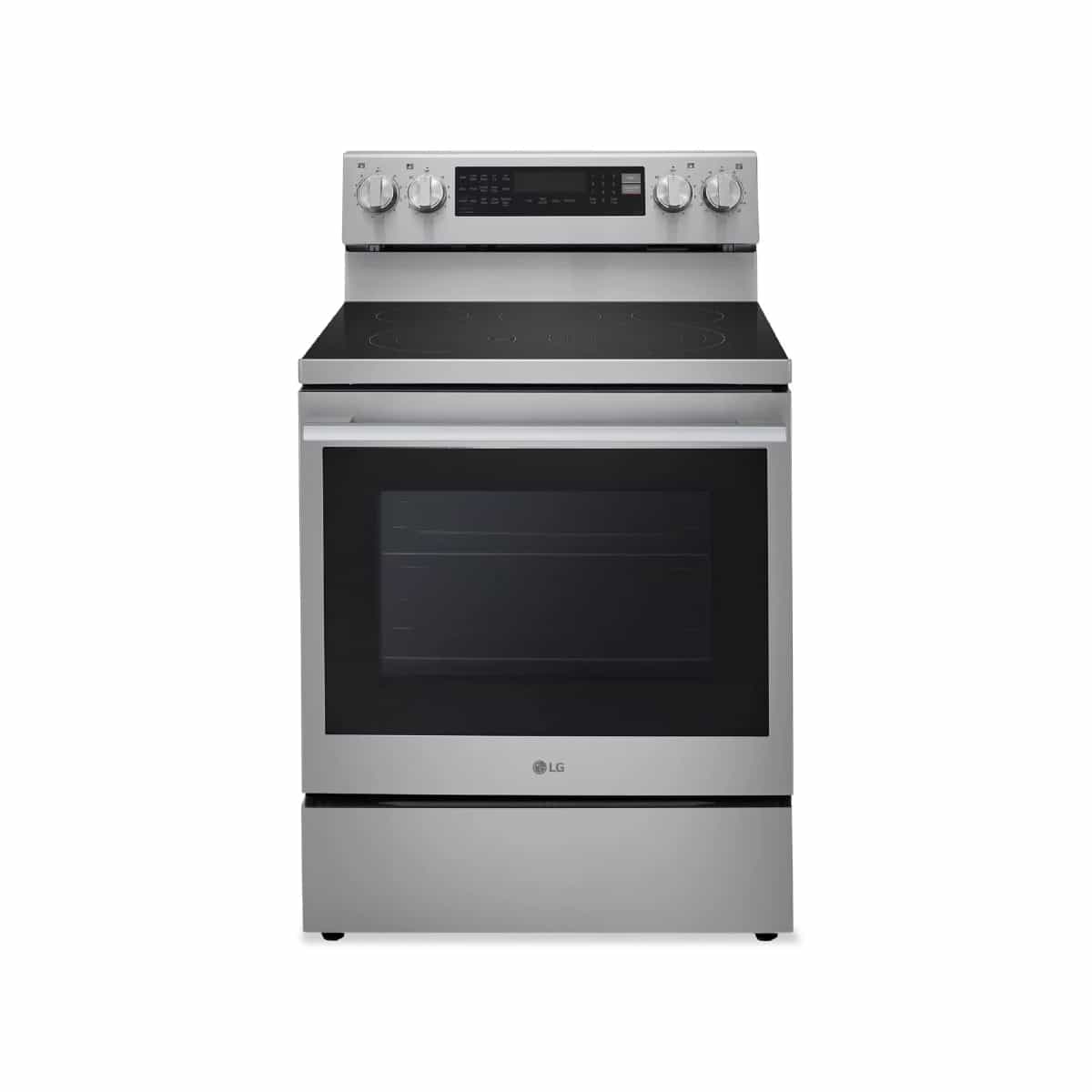 Cocina Electrica 30 Pulgadas 5 Hornillas PrintProof InstaView Acero Inoxidable LG