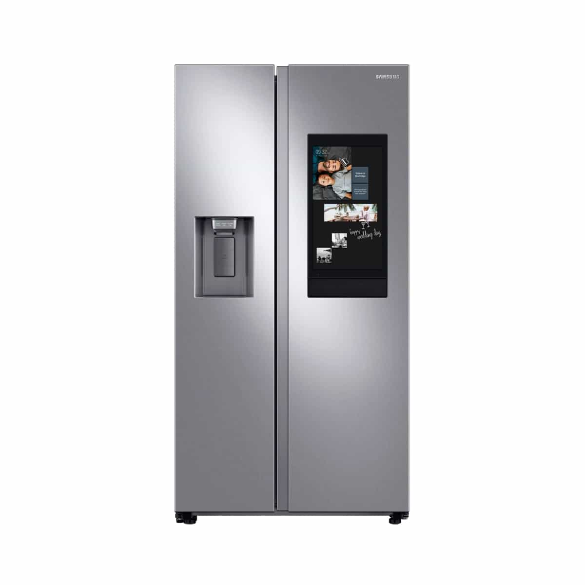 Nevera Side By Side 22 Pies con Dispensador Family Hub de Acero Inoxidable Samsung