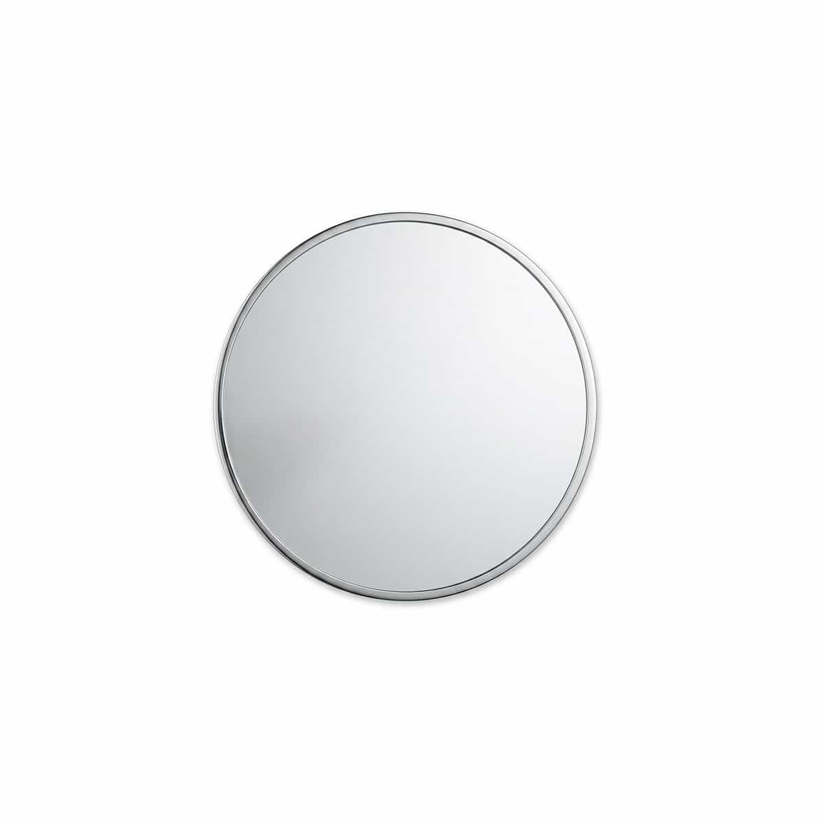 Espejo De Pared Redondo 50 CM Color Plata Basic Home