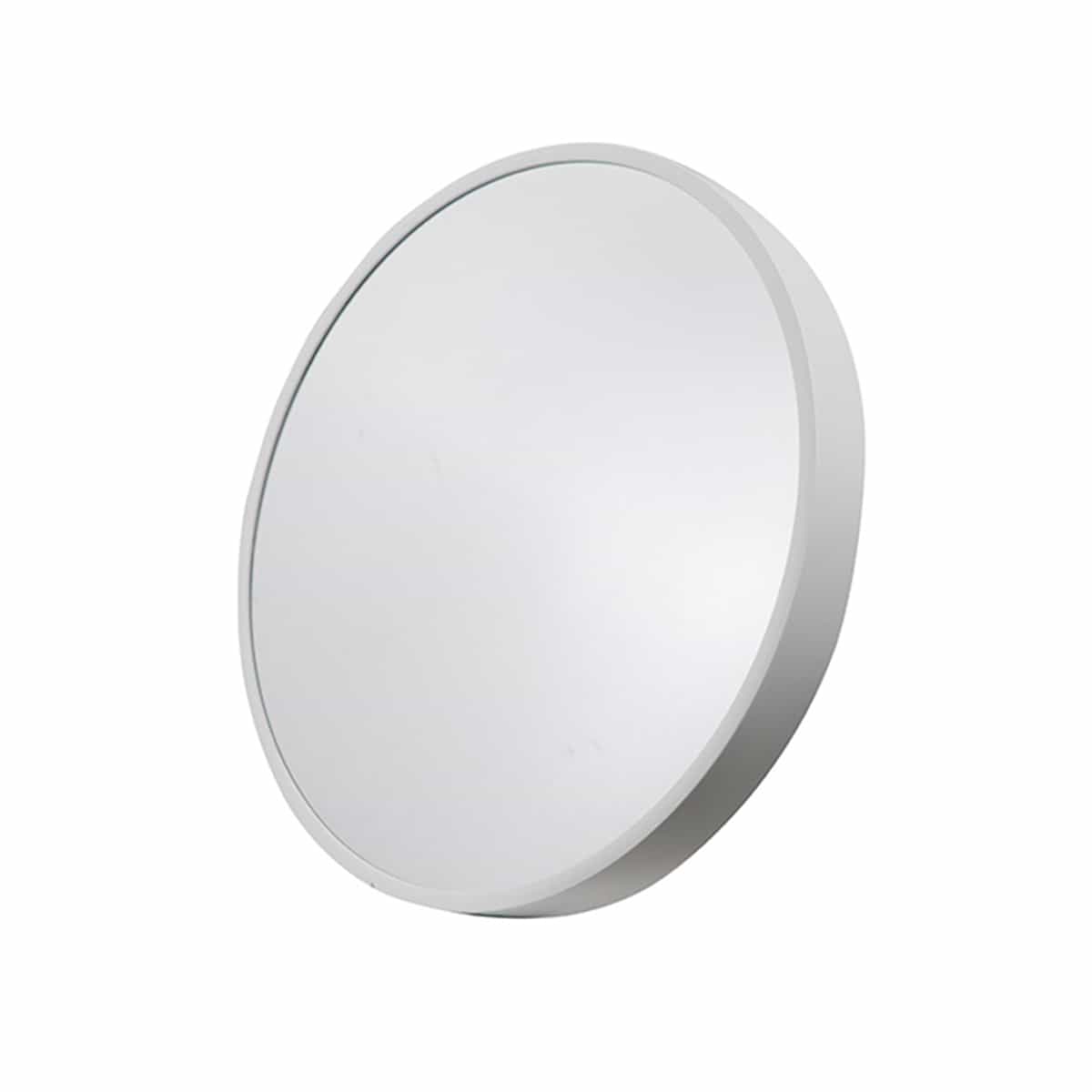 Espejo de Pared Redondo 50 CM Color Blanco Basic Home