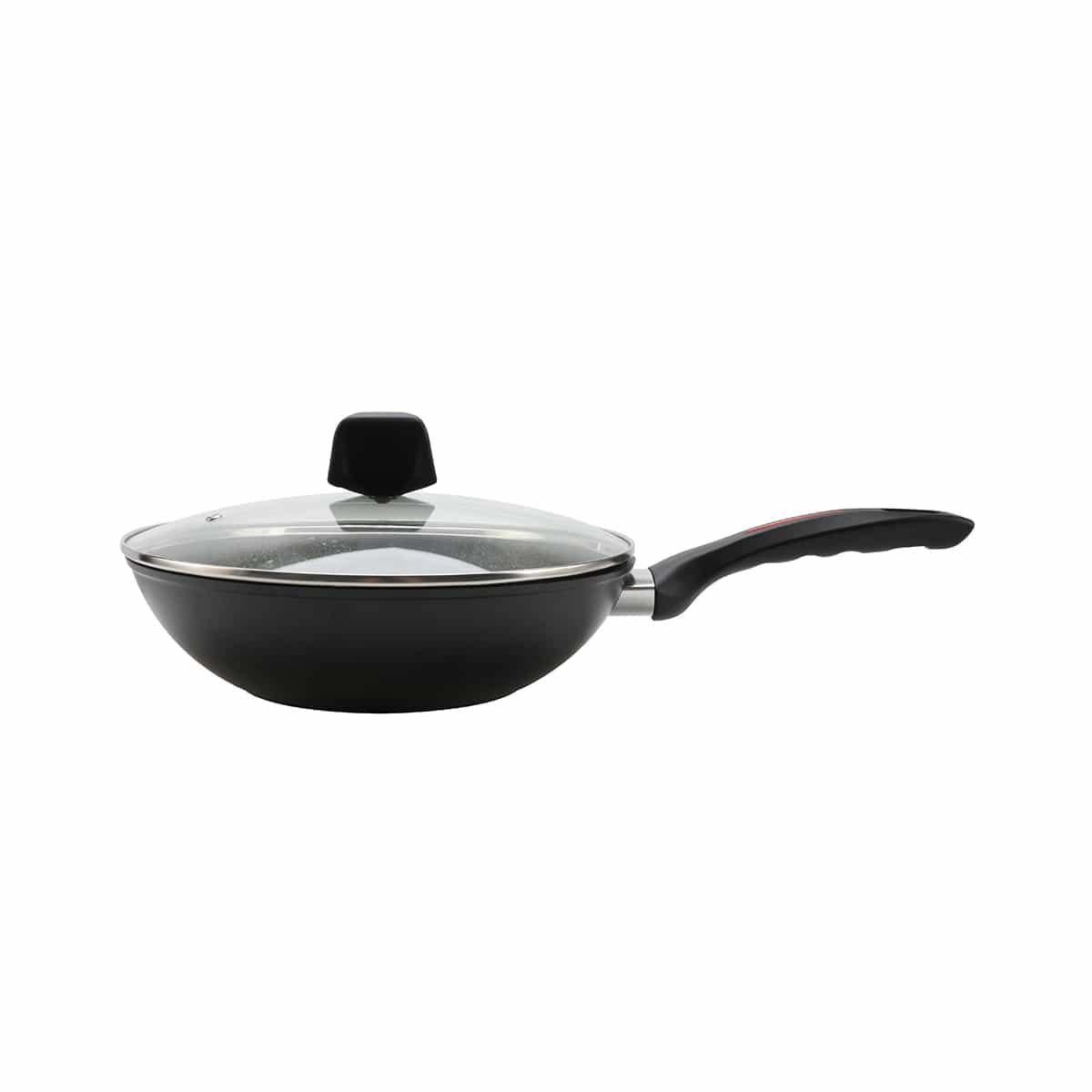 Sartén Tipo Wok De 28 Cm Color Negro Bremen