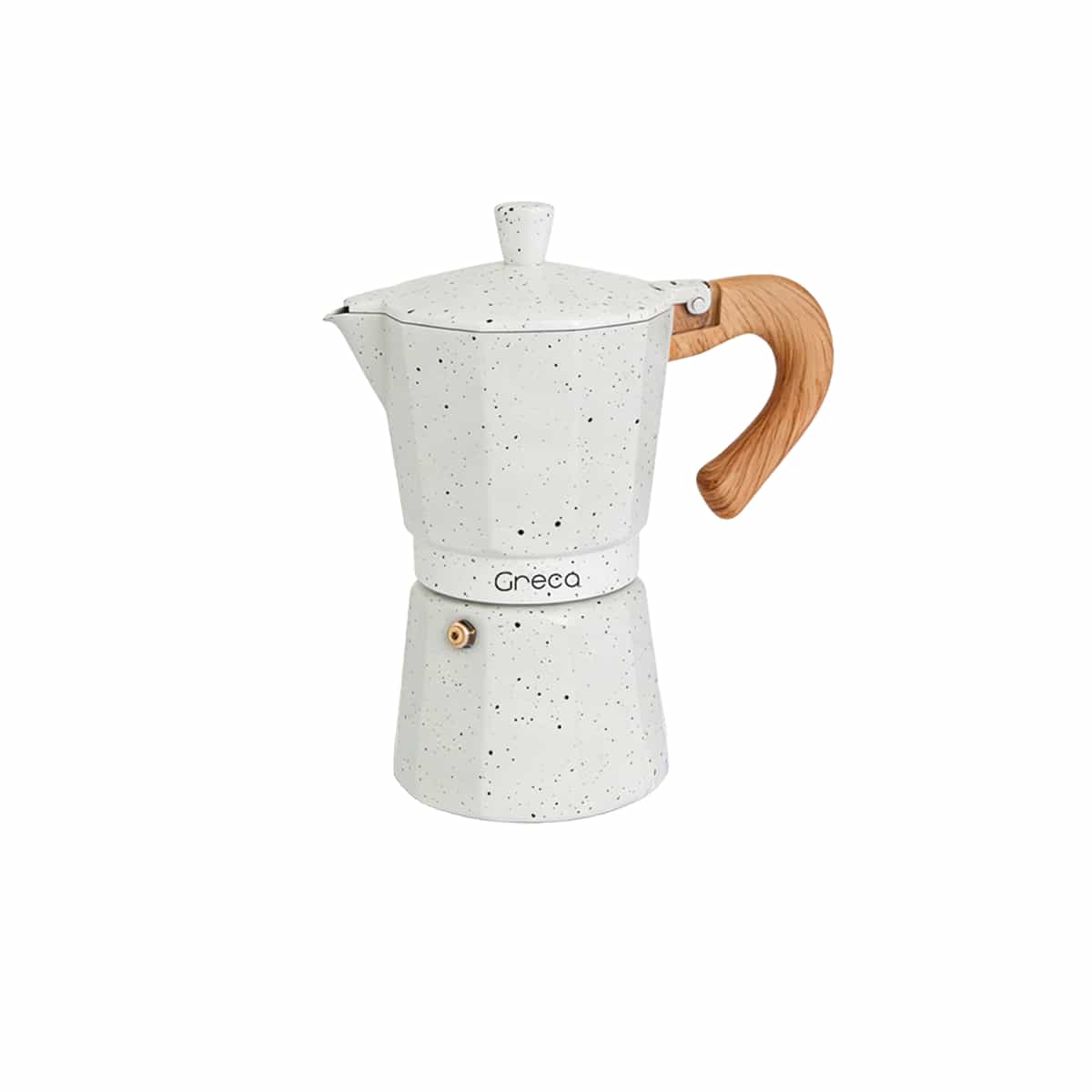 Cafetera 06 Tazas Clasica Color Blanco Greca