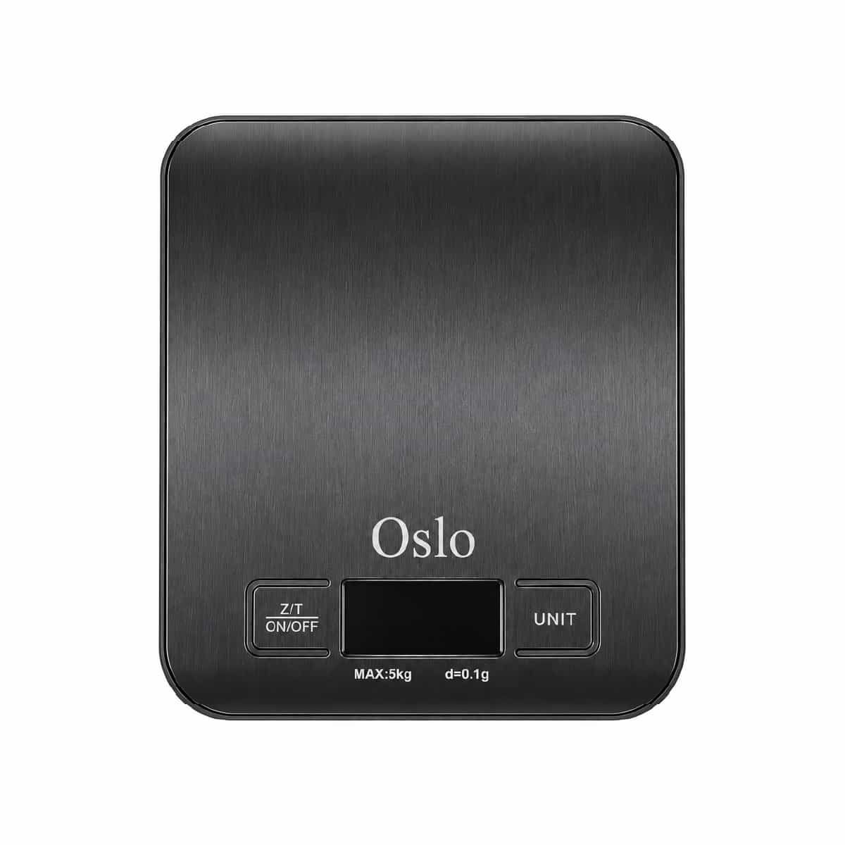 Peso Digital Para Alimentos 5 Kg Negro Oslo