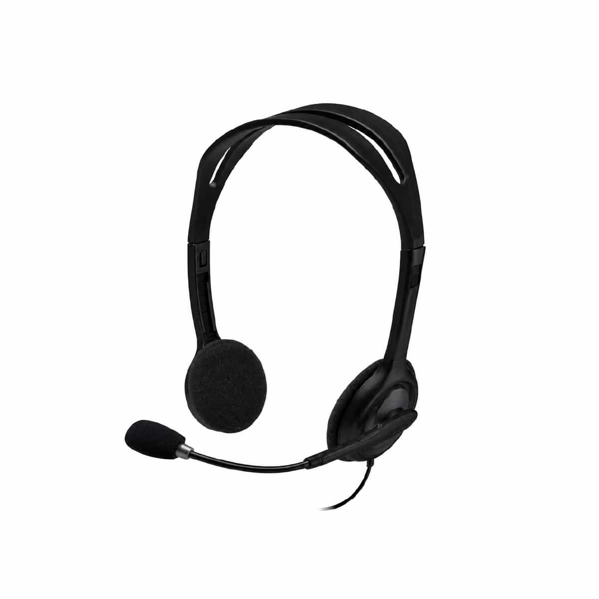Audífonos Con Micrófono color Negro Logitech