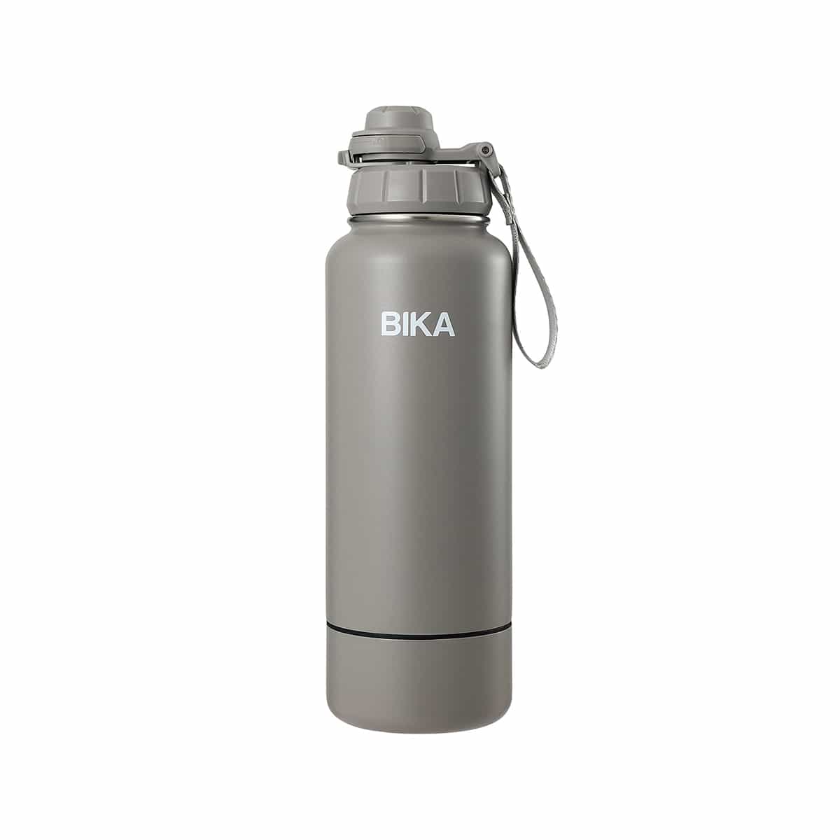 Botella De Agua Termica 946 ml Color Gris Bika