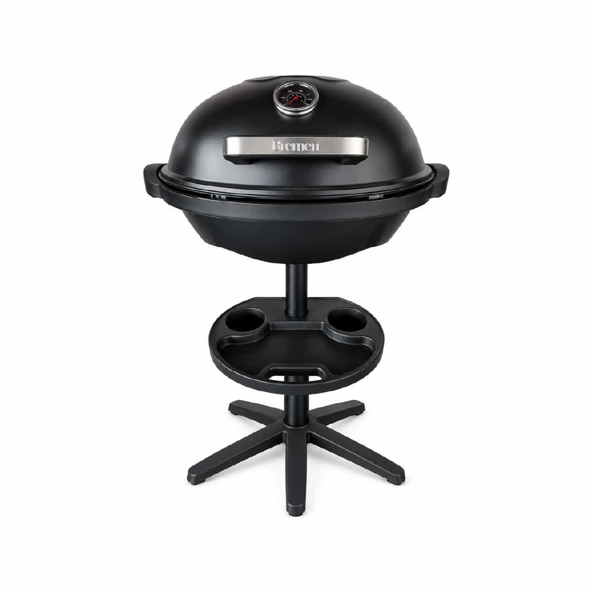 Parrillera Eléctrica Para Interior Y Exterior Color Negro Bremen