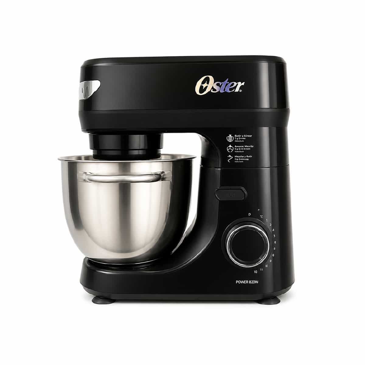 Batidora De Pedestal 12 Velocidades 4 Litros color negro Oster