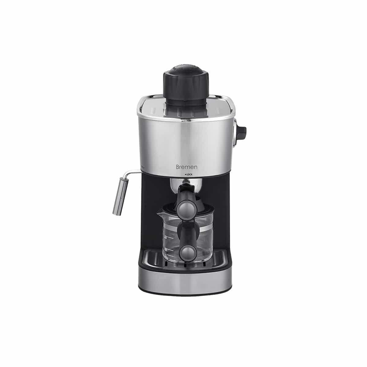 Cafetera Espresso 4 Tazas Color Plata Bremen
