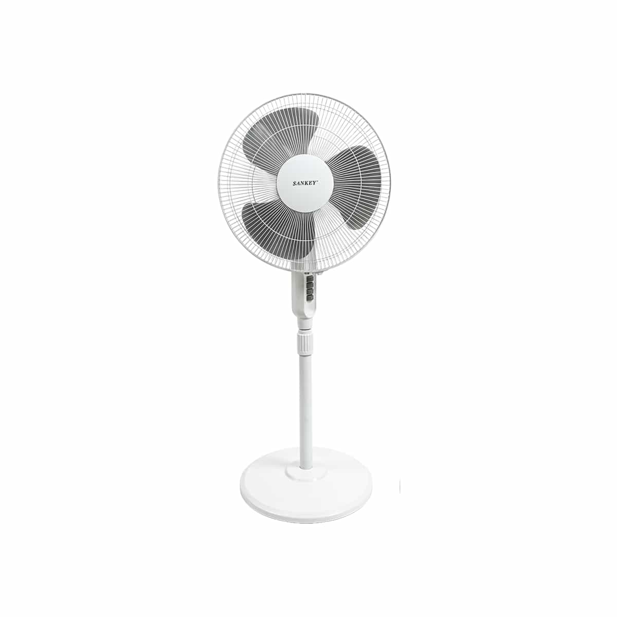 Ventilador De Pedestal 16 Pulgadas Color Blanco Sankey