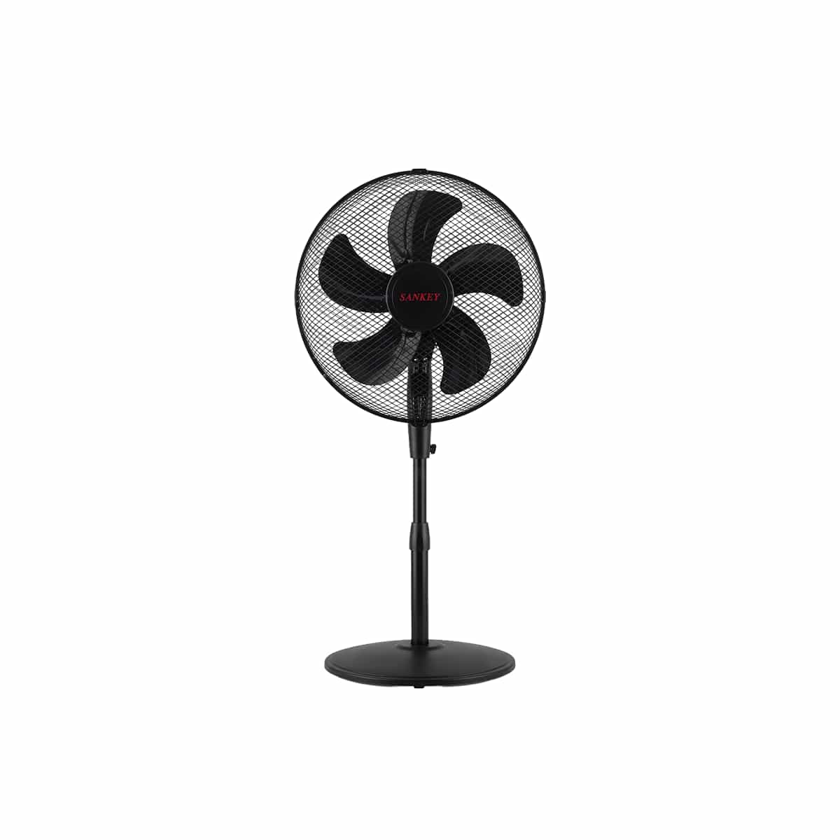 Ventilador De Pedestal 12 Pulgadas Color Negro Sankey