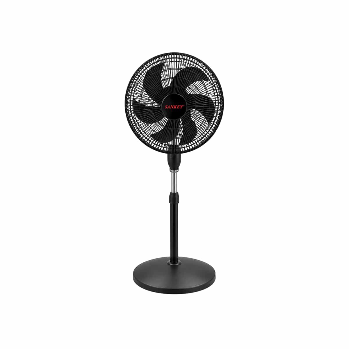 Ventilador De Pedestal 16 Pulgadas Color Negro Sankey