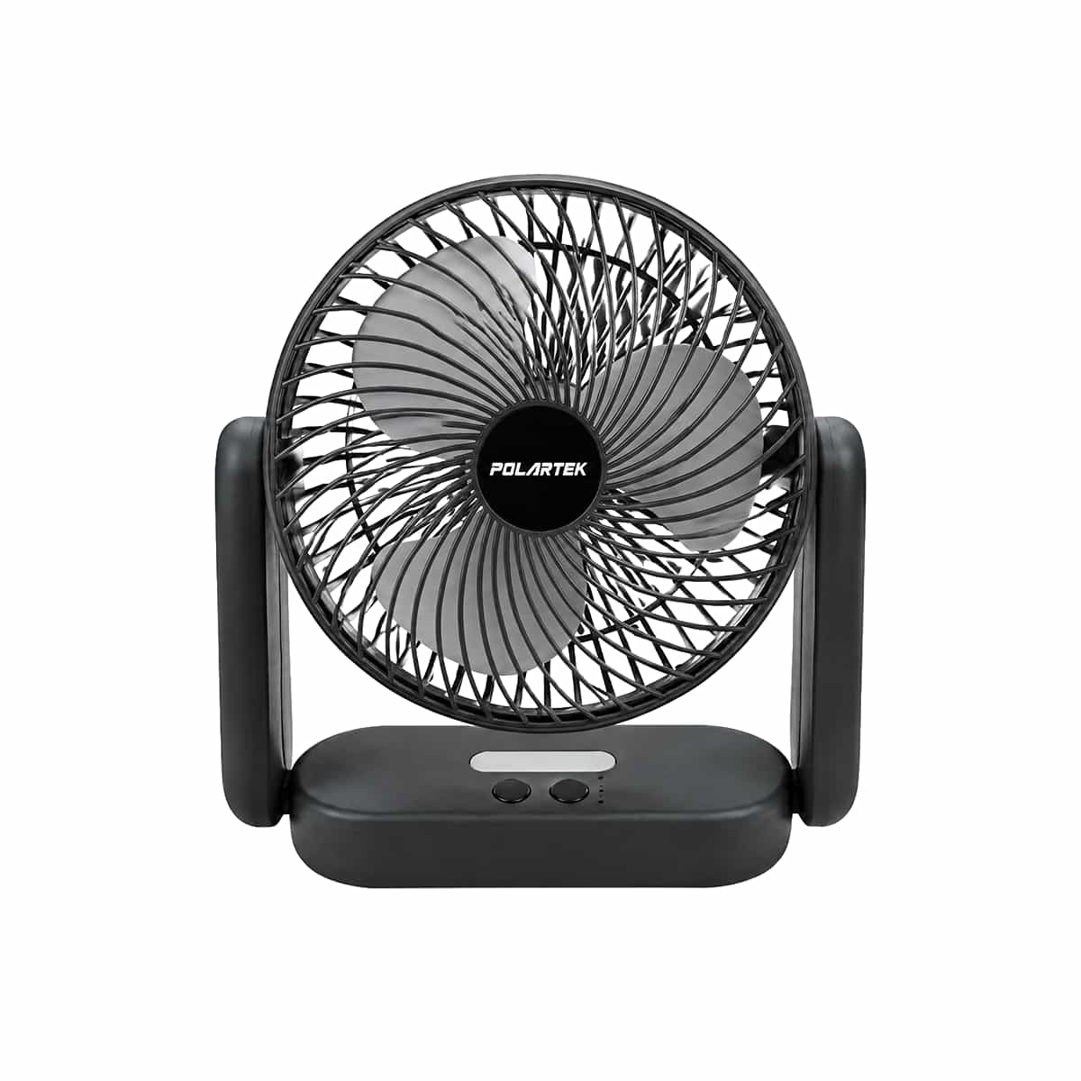 Ventilador Con Luz Recargable 6 Pulgadas Polartek