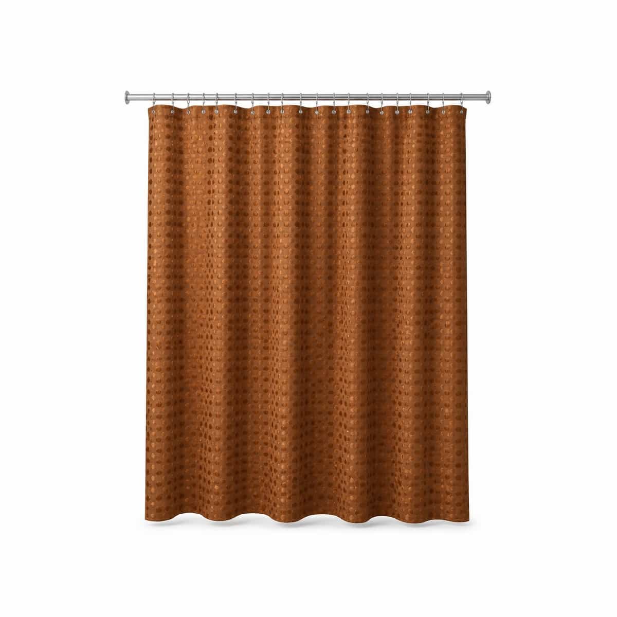 Cortina Para Baño Con Ganchos Basic Home