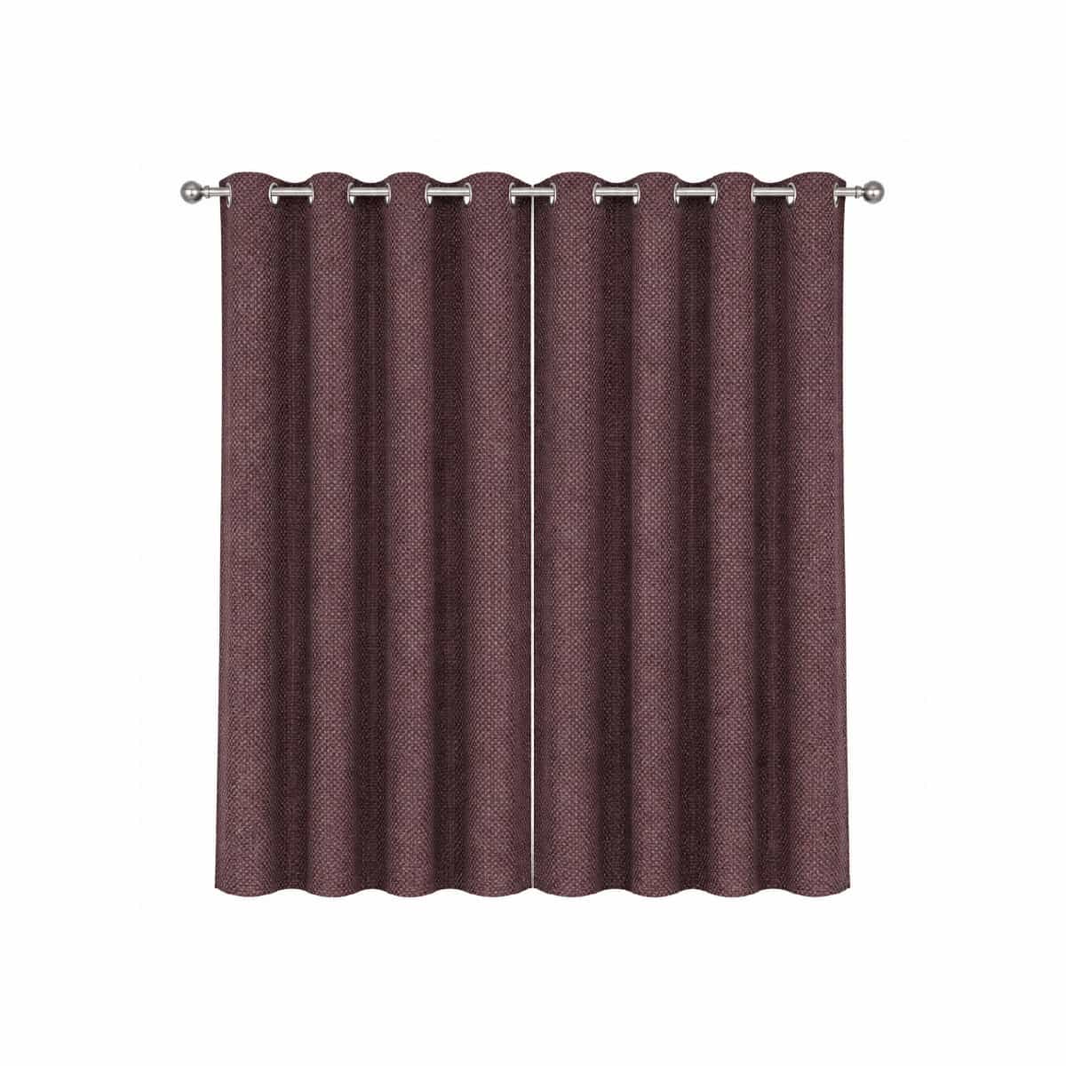 Cortina Para Casa Blackout Color Frambuesa Rasberrie