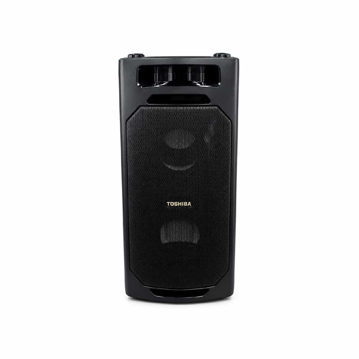 Corneta Portátil Bluetooth con Luces LED Color Negro Toshiba