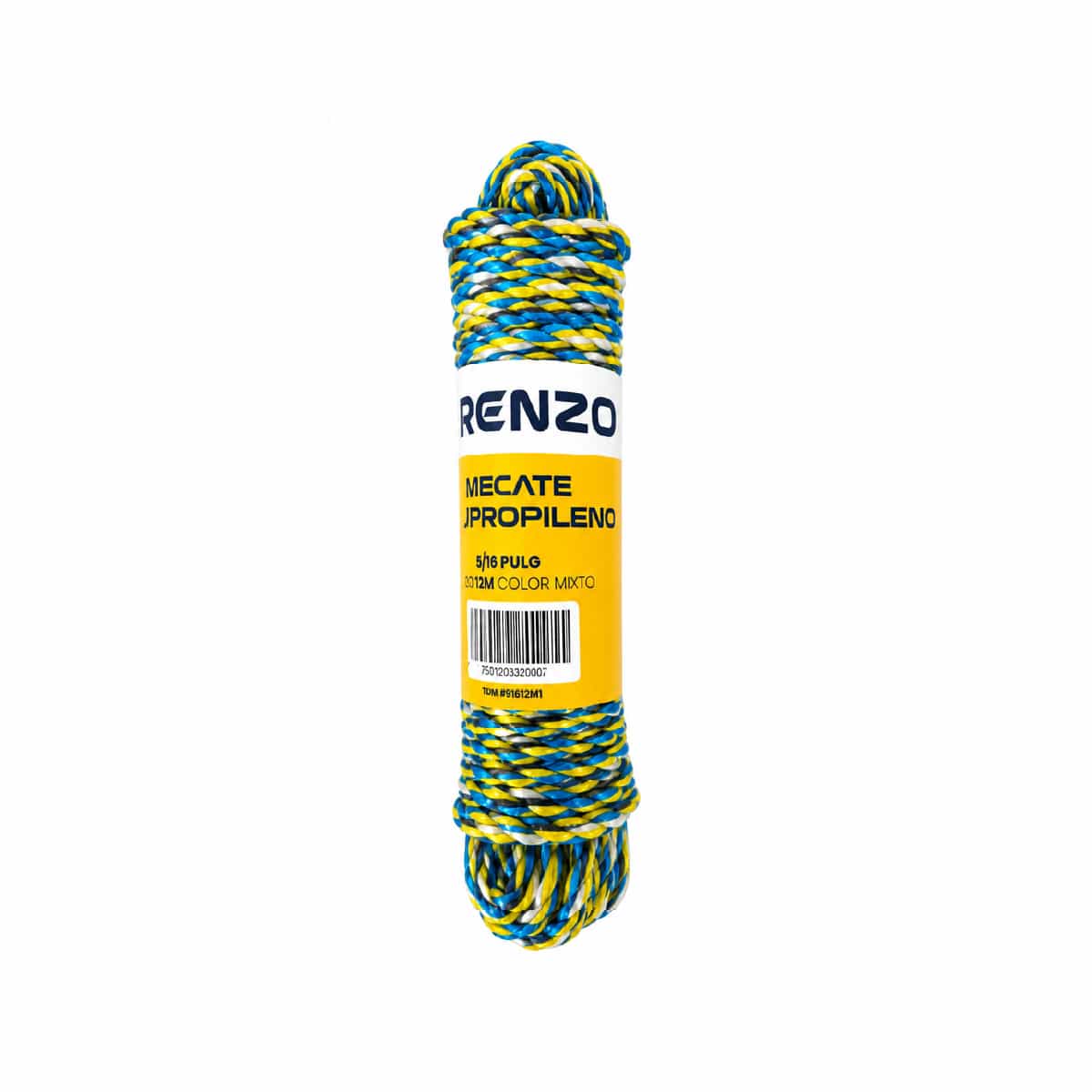 Mecate De Polipropileno De 5/16 Pulgadas Trenzo