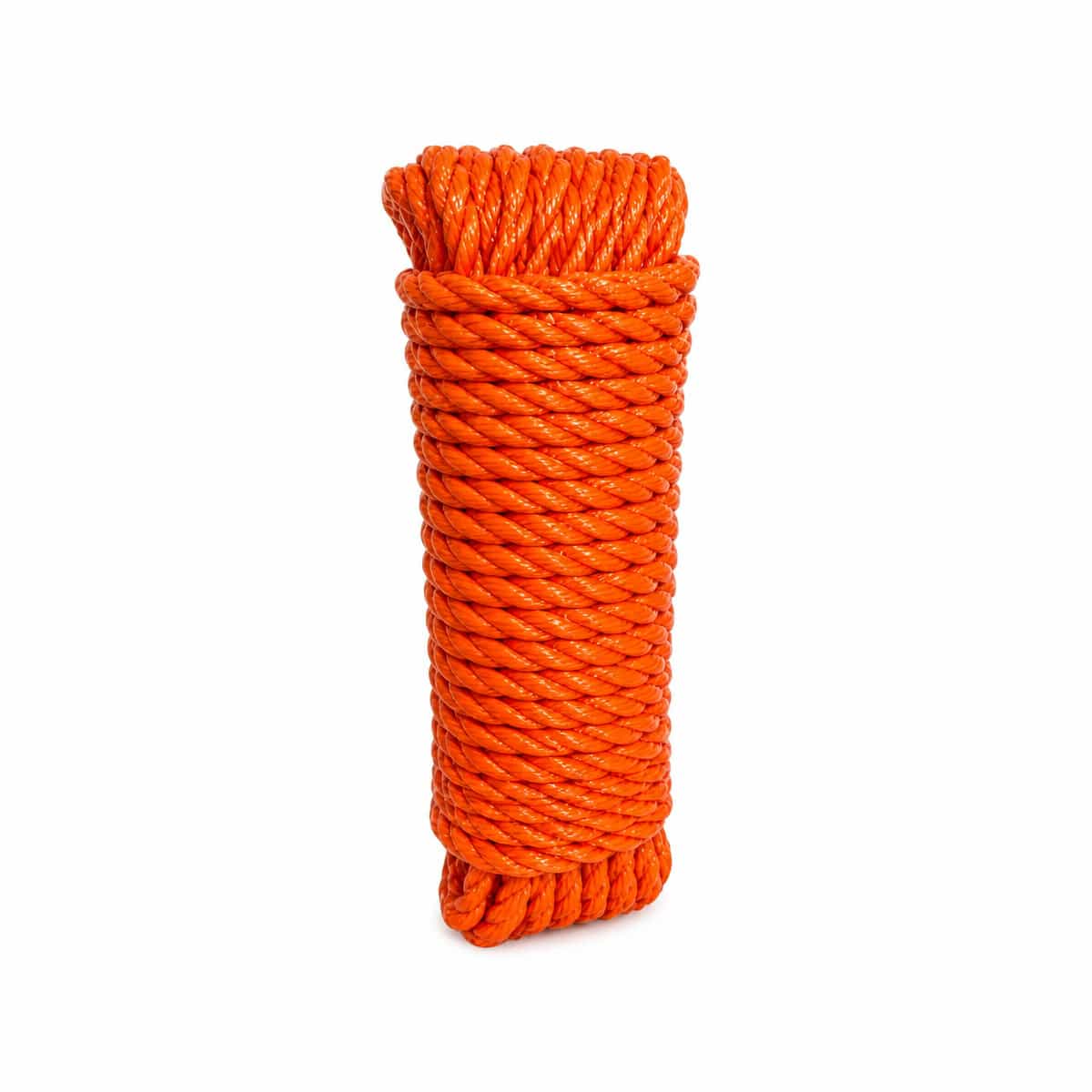 Mecate De Polipropileno De 3/8 Pulgadas Naranja Trenzo